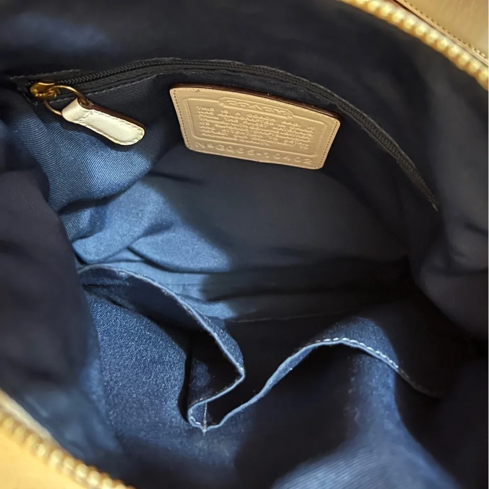 Coach | Signature Sufflette Denim Monogram Bleeker Shoulder Bag Purse G065-10402